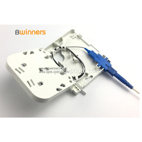 กล่องต่อสายไฟเบอร์ออปติก 1 พอร์ต SC / APC FTTH